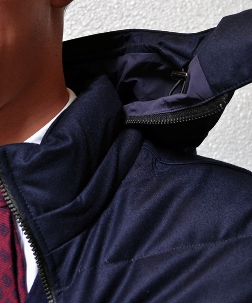 SHIPS（シップス）の「TATRAS for SHIPS: 35th SPECIAL EDITION “Loro piana” KRAZ■（ダウンジャケット/コート・メンズ・チャコールグレー/ネイビー・44/46/48/50）」の14枚目の写真