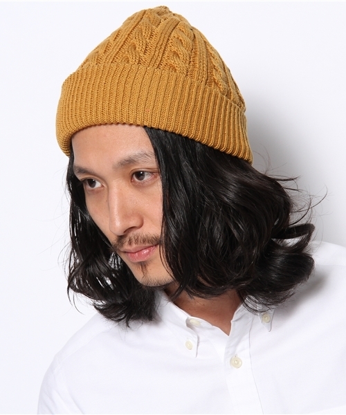 BEAMS（ビームス）の「○BEAMS / 4WAY ケーブル ニットキャップ（ニットキャップ/ビーニー・メンズ・チャコールグレー/ブラック/レッド/イエロー/ブルー/ネイビー・ONE SIZE）」の17枚目の写真