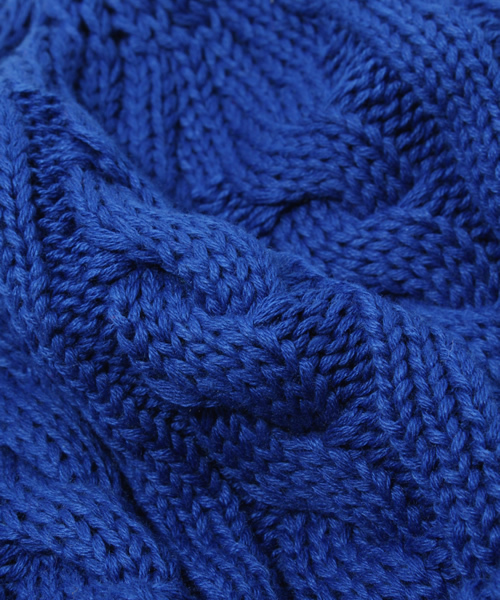 BEAMS（ビームス）の「○BEAMS / 4WAY ケーブル ニットキャップ（ニットキャップ/ビーニー・メンズ・チャコールグレー/ブラック/レッド/イエロー/ブルー/ネイビー・ONE SIZE）」の12枚目の写真