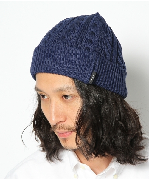 BEAMS（ビームス）の「○BEAMS / 4WAY ケーブル ニットキャップ（ニットキャップ/ビーニー・メンズ・チャコールグレー/ブラック/レッド/イエロー/ブルー/ネイビー・ONE SIZE）」の16枚目の写真