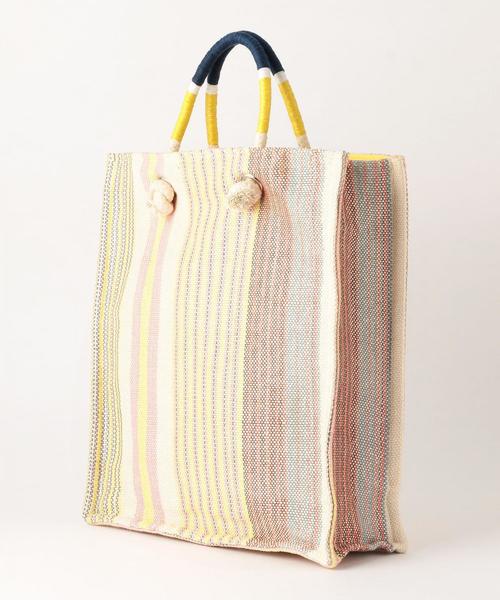 NE QUITTEZ PAS!（ヌキテパ）の「〓ne Quittez pas マルチストライプ トートバッグ / ヌキテパ（トートバッグ・レディース・その他1・FREE）」の8枚目の写真