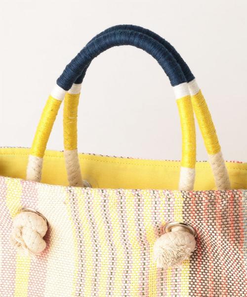 NE QUITTEZ PAS!（ヌキテパ）の「〓ne Quittez pas マルチストライプ トートバッグ / ヌキテパ（トートバッグ・レディース・その他1・FREE）」の6枚目の写真