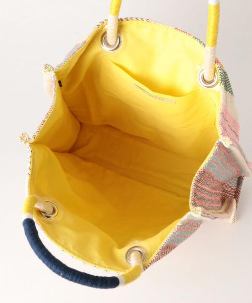 NE QUITTEZ PAS!（ヌキテパ）の「〓ne Quittez pas マルチストライプ トートバッグ / ヌキテパ（トートバッグ・レディース・その他1・FREE）」の4枚目の写真