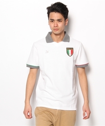 PUMA | FIGCイタリア T7半袖ポロシャツ - Italia(ポロシャツ)