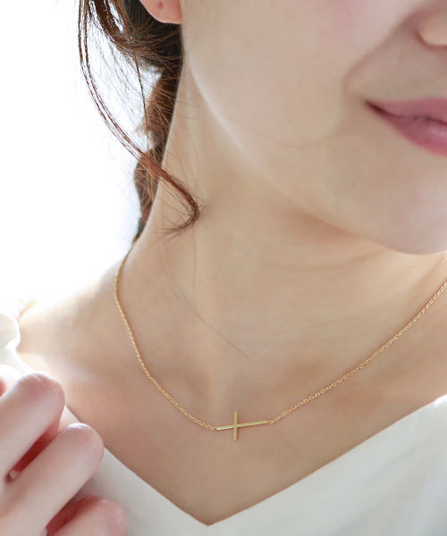 colleca la（コレカラ）の「クロスネックレス（ネックレス・レディース・シルバー/ゴールド・FREE）」の8枚目の写真