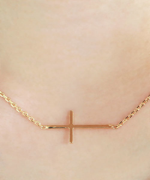 colleca la（コレカラ）の「クロスネックレス（ネックレス・レディース・シルバー/ゴールド・FREE）」の4枚目の写真