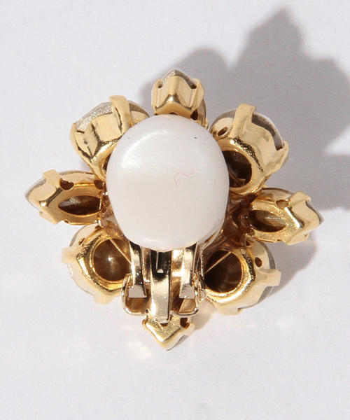 Demi-Luxe BEAMS(デミルクス ビームス)の「jour couture / クリスタルフラワー イヤリング(イヤリング・レディース・ピンク/ホワイト/ブルー・ONE SIZE)」の6枚目の写真