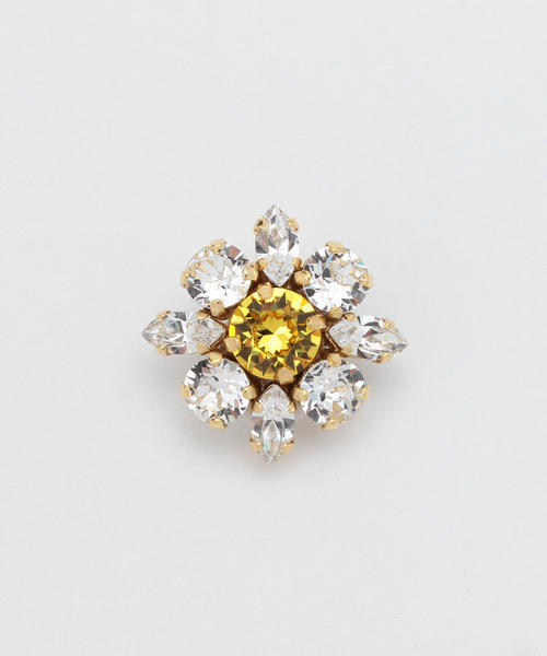 Demi-Luxe BEAMS（デミルクス ビームス）の「jour couture / クリスタルフラワー イヤリング（イヤリング・レディース・ホワイト/ブルー/ピンク/イエロー・ONE SIZE）」の13枚目の写真