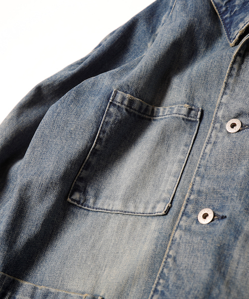 VIRGOwearworks(ヴァルゴウェアワークス)の「VGW COVERALLS(カバーオール・メンズ・オフホワイト/ブラック/インディゴブルー・2/3/4)」の18枚目の写真