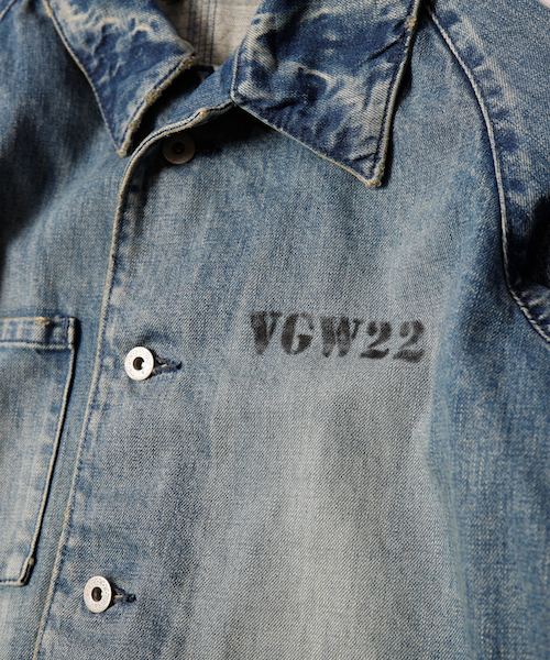 VIRGOwearworks(ヴァルゴウェアワークス)の「VGW COVERALLS(カバーオール・メンズ・オフホワイト/ブラック/インディゴブルー・2/3/4)」の19枚目の写真