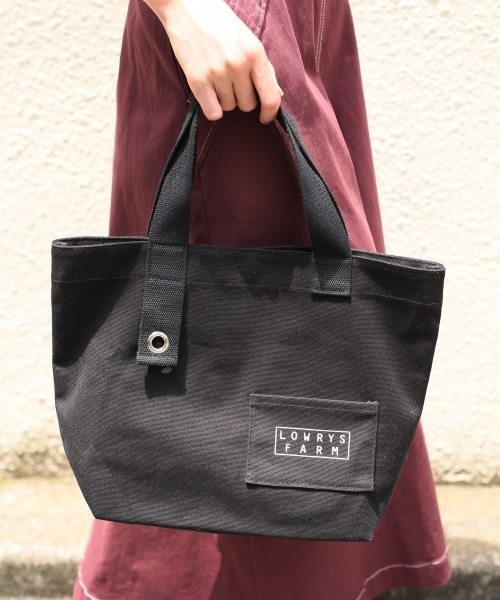 LOWRYS FARM（ローリーズファーム）の「１８ＦＷショッパーＢＡＧ　800856（トートバッグ・レディース・ネイビー/チェック/アイボリー/ブラック/ブルー・FREE）」の3枚目の写真