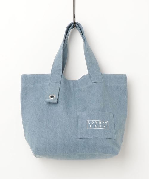LOWRYS FARM（ローリーズファーム）の「１８ＦＷショッパーＢＡＧ　800856（トートバッグ・レディース・ネイビー/チェック/アイボリー/ブラック/ブルー・FREE）」の14枚目の写真