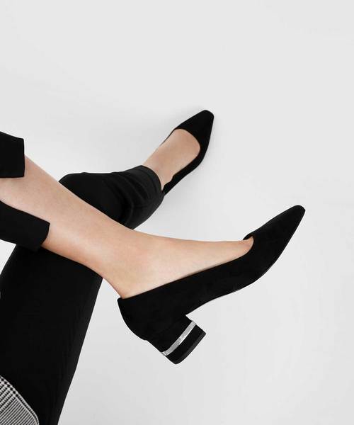 CHARLES & KEITH（チャールズ & キース）の「メタリックアクセントヒールパンプス / METALLIC ACCENT HEEL PUMPS（パンプス・レディース・ブラック/グレー/ダークグリーン・22.5cm/23cm/23.5cm/24.5cm/25cm/25.5cm）」の18枚目の写真