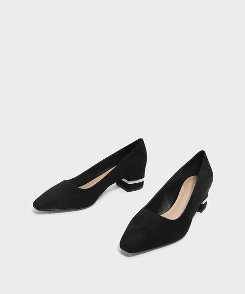 CHARLES & KEITH（チャールズ & キース）の「メタリックアクセントヒールパンプス / METALLIC ACCENT HEEL PUMPS（パンプス・レディース・ブラック/グレー/ダークグリーン・22.5cm/23cm/23.5cm/24.5cm/25cm/25.5cm）」の17枚目の写真