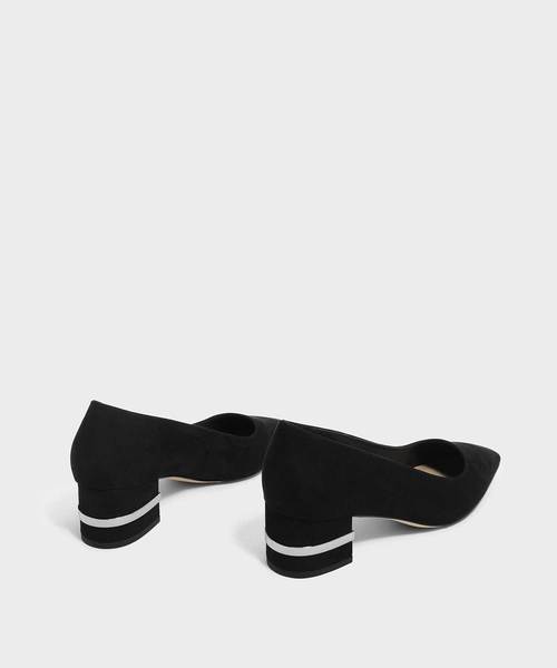 CHARLES & KEITH（チャールズ & キース）の「メタリックアクセントヒールパンプス / METALLIC ACCENT HEEL PUMPS（パンプス・レディース・ブラック/グレー/ダークグリーン・22.5cm/23cm/23.5cm/24.5cm/25cm/25.5cm）」の16枚目の写真