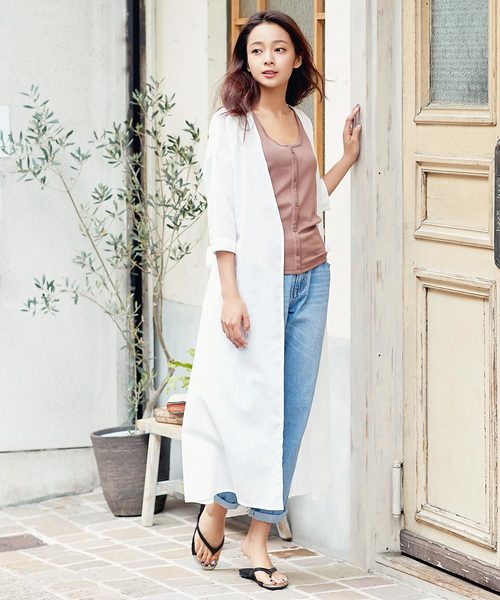 KOBE LETTUCE(コウベレタス)の「バイカラーフラットトングサンダルシューズ(サンダル・レディース・ホワイト/ミント/ブラック/その他/ストライプ・L/LL/M/S)」の12枚目の写真