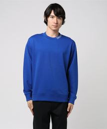 ネック トリム プルオーバー スウェットシャツ