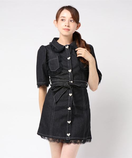 Swankiss（スワンキス）の「RS girly denim O/P（ワンピース）」 - WEAR 