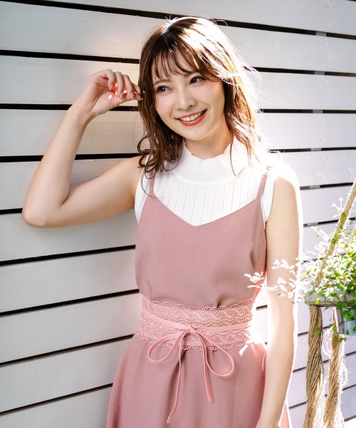 フェミニンな印象に。総レースサッシュベルト/550001（ベルト）｜JULIA