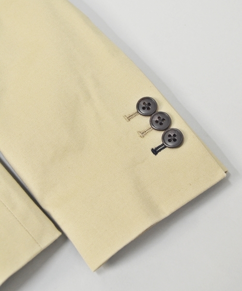 SHIPS JET BLUE（シップスジェットブルー）の「JB: コーマ/ショート2B ジャケット■（テーラードジャケット・メンズ・ベージュ/ネイビー・SMALL/MEDIUM/LARGE）」の6枚目の写真