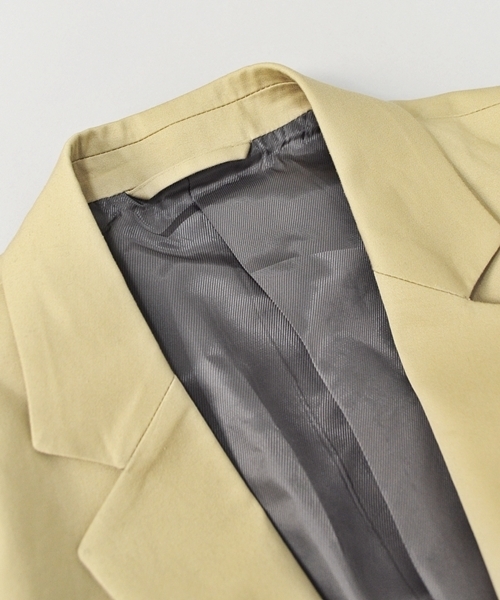 SHIPS JET BLUE（シップスジェットブルー）の「JB: コーマ/ショート2B ジャケット■（テーラードジャケット・メンズ・ベージュ/ネイビー・SMALL/MEDIUM/LARGE）」の12枚目の写真