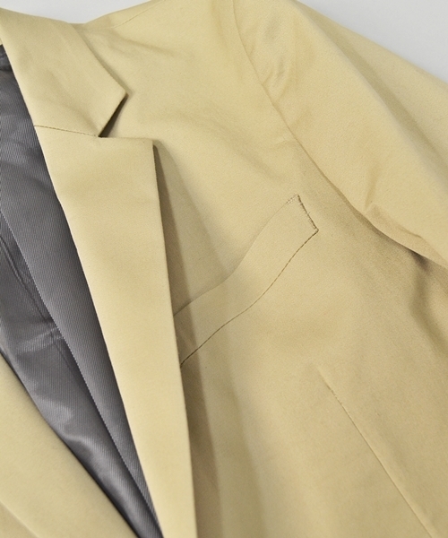 SHIPS JET BLUE（シップスジェットブルー）の「JB: コーマ/ショート2B ジャケット■（テーラードジャケット・メンズ・ベージュ/ネイビー・SMALL/MEDIUM/LARGE）」の13枚目の写真