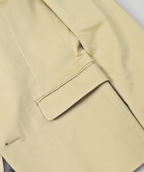 SHIPS JET BLUE（シップスジェットブルー）の「JB: コーマ/ショート2B ジャケット■（テーラードジャケット・メンズ・ベージュ/ネイビー・SMALL/MEDIUM/LARGE）」の15枚目の写真