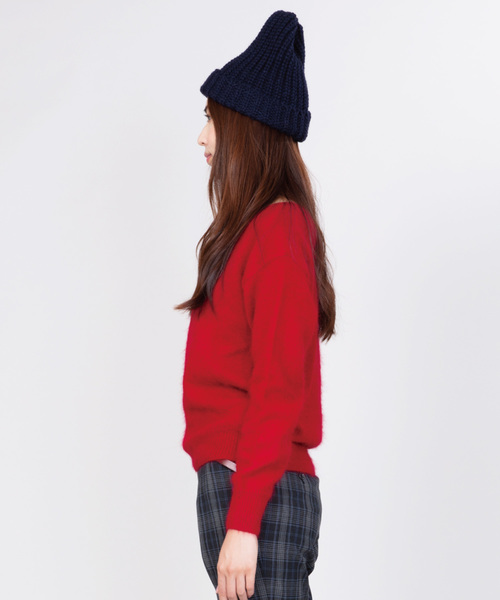 Solo トップス フェレットブレンド両vネックニット ニット セーター Jetset セール Solo Plus ニット セーター ジェットセットソロプラス のファッション 内祝い