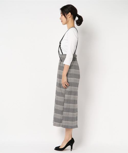 archives（アルシーヴ）の「【WEB限定】サスペンダー付きスカート（スカート・レディース・ブラック/ブラウン/グリーン・MEDIUM）」の5枚目の写真