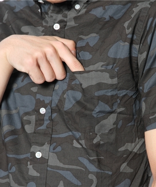BEAUTY&YOUTH UNITED ARROWS（ビューティーアンドユースユナイテッドアローズ）の「BY 60/1 カモ ショートスリーブ ボタンダウンシャツ（Slim）◆（シャツ/ブラウス・メンズ・その他1/その他2・X-SMALL/SMALL/MEDIUM）」の7枚目の写真