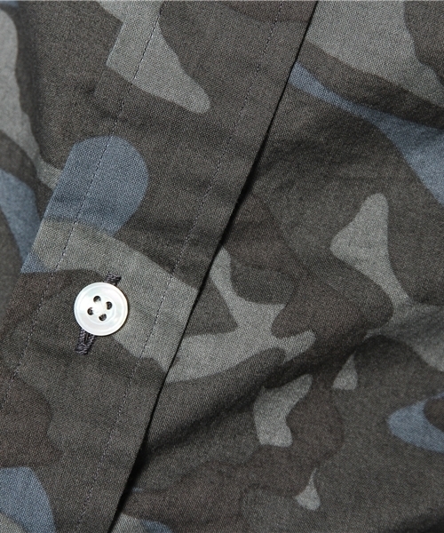 BEAUTY&YOUTH UNITED ARROWS（ビューティーアンドユースユナイテッドアローズ）の「BY 60/1 カモ ショートスリーブ ボタンダウンシャツ（Slim）◆（シャツ/ブラウス・メンズ・その他1/その他2・X-SMALL/SMALL/MEDIUM）」の10枚目の写真