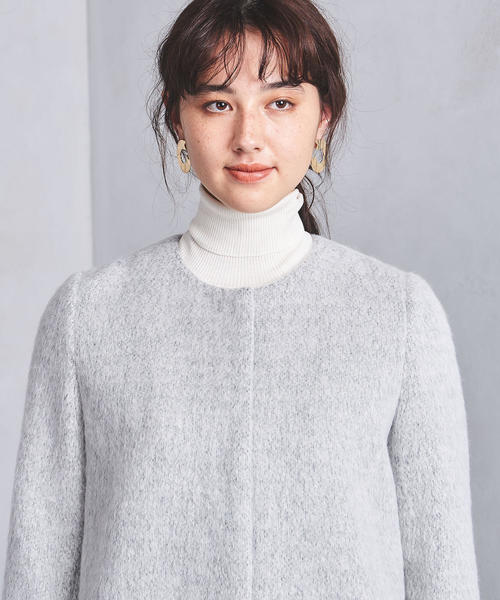 ユナイテッドアローズ　UBCS シャギー ノーカラーコート UNITED ARROWS（ユナイテッドアローズ）の「○UBCS シャギー
