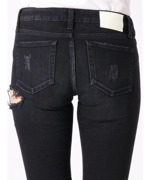 GYDA（ジェイダ）の「SIDE RIPPED スキニーデニムパンツ（デニムパンツ・レディース・ブラック/ブルー/ライトブルー・SMALL/MEDIUM/X-SMALL）」の21枚目の写真