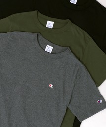 Champion/チャンピオン ロゴワッペン ワンポイント刺繍 半袖Tシャツ