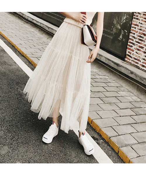 La Gemme ラジエム の シフォンロングスカート スカート Wear