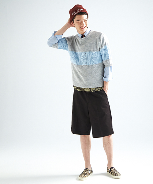 WEGO（ウィゴー）の「WEGO/チノルーズショーツ（チノパンツ・メンズ・ブラック/ベージュ/ロイヤルブルー・LARGE/MEDIUM）」の4枚目の写真