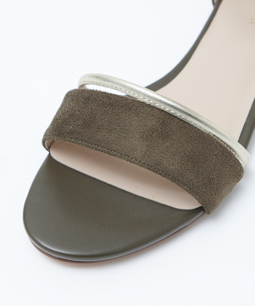 Au BANNISTER（オゥバニスター）の「【WEB別注/追加生産】メタルヒールフラットサンダル（サンダル・レディース・ブラック/カーキ/その他・38/39/35/36/37）」の7枚目の写真