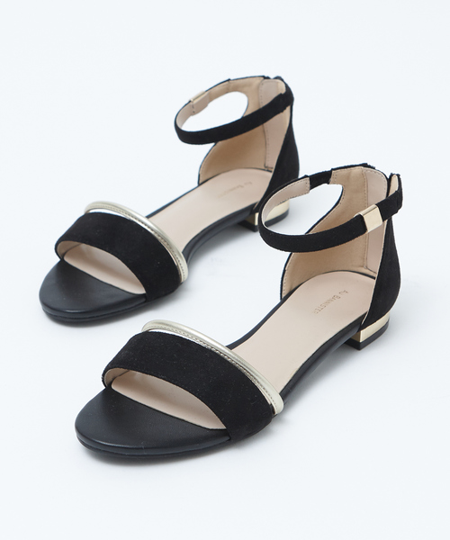 Au BANNISTER（オゥバニスター）の「【WEB別注/追加生産】メタルヒールフラットサンダル（サンダル・レディース・ブラック/カーキ/その他・38/39/35/36/37）」の18枚目の写真