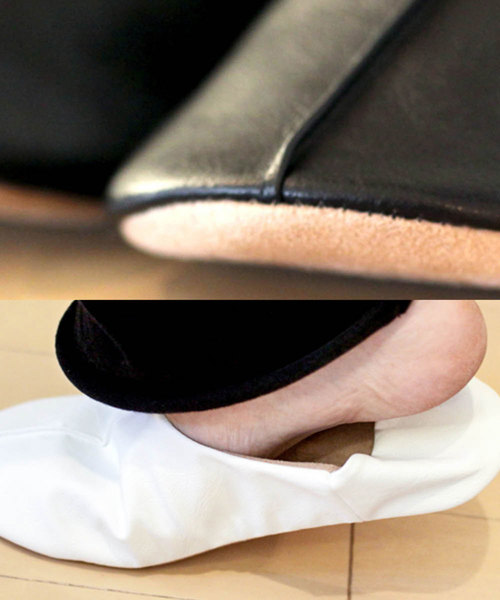 sarasa design(サラサデザイン)の「b2c ルームシューズ マエストロ ポータブル 抗菌&防臭(ルームシューズ/スリッパ・レディース・ホワイト/ベージュ/ブラウン/ブラック・M/S)」の12枚目の写真