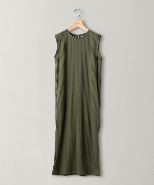 BEAUTY&YOUTH UNITED ARROWS（ビューティーアンドユースユナイテッドアローズ）の「BY トタンテレコマキシワンピース -手洗い可能-（ワンピース・レディース・ブラック/オリーブ/オレンジ系その他/ダークグリーン/ライトグレー・FREE）」の21枚目の写真