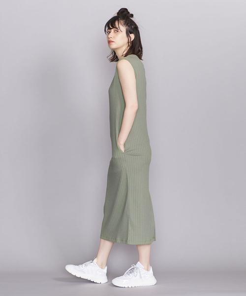 BEAUTY&YOUTH UNITED ARROWS（ビューティーアンドユースユナイテッドアローズ）の「BY トタンテレコマキシワンピース -手洗い可能-（ワンピース・レディース・ブラック/オリーブ/オレンジ系その他/ダークグリーン/ライトグレー・FREE）」の6枚目の写真