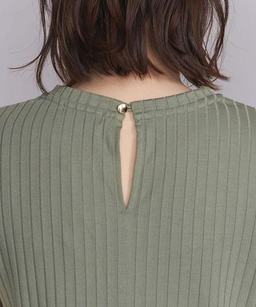 BEAUTY&YOUTH UNITED ARROWS（ビューティーアンドユースユナイテッドアローズ）の「BY トタンテレコマキシワンピース -手洗い可能-（ワンピース・レディース・ブラック/オリーブ/オレンジ系その他/ダークグリーン/ライトグレー・FREE）」の20枚目の写真