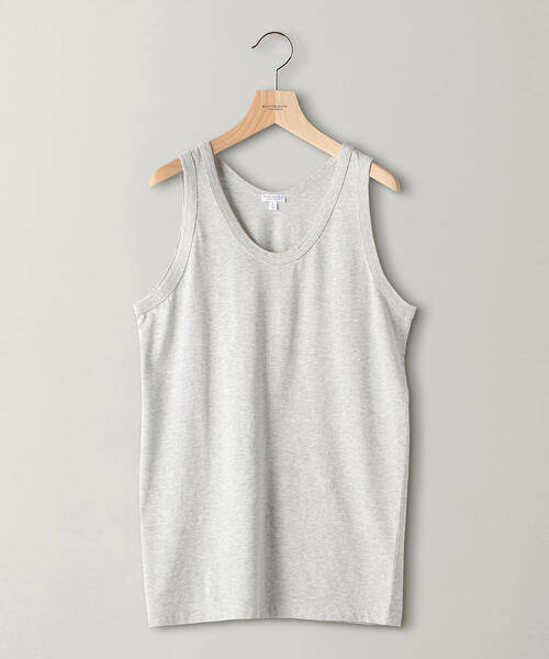 BEAUTY&YOUTH UNITED ARROWS（ビューティーアンドユースユナイテッドアローズ）の「BY ロング タンクトップ -MADE IN JAPAN-（タンクトップ・メンズ・ブラック/ホワイト/グレー・SMALL/MEDIUM/LARGE）」の15枚目の写真