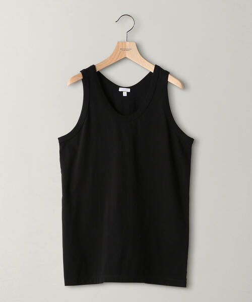 BEAUTY&YOUTH UNITED ARROWS（ビューティーアンドユースユナイテッドアローズ）の「BY ロング タンクトップ -MADE IN JAPAN-（タンクトップ・メンズ・ブラック/ホワイト/グレー・SMALL/MEDIUM/LARGE）」の8枚目の写真