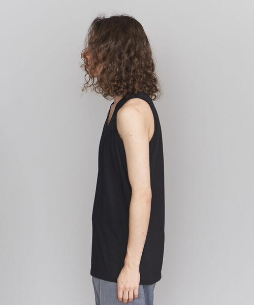 BEAUTY&YOUTH UNITED ARROWS（ビューティーアンドユースユナイテッドアローズ）の「BY ロング タンクトップ -MADE IN JAPAN-（タンクトップ・メンズ・ブラック/ホワイト/グレー・SMALL/MEDIUM/LARGE）」の12枚目の写真