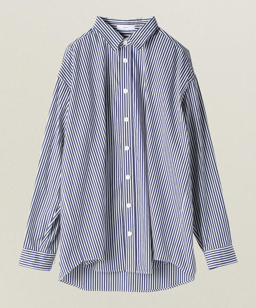 ASTRAET(アストラット)の「ASTRAET(アストラット)ストライプ ビッグ シャツ(シャツ/ブラウス・レディース・ホワイト/ネイビー・FREE)」の15枚目の写真