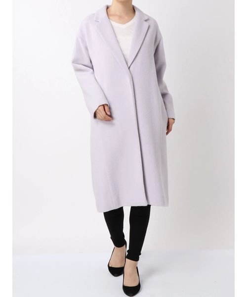 MERCURYDUO(マーキュリーデュオ)の「ウールチェスターコート(チェスターコート)」|ライトグレー