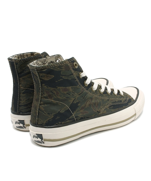 HYSTERIC GLAMOUR（ヒステリックグラマー）の「プリントキャンバス ハイカットスニーカー（スニーカー・レディース・ホワイト系その他/ピンク系その他/グリーン系カモフラージュ・24.5cm/23.5cm）」の10枚目の写真