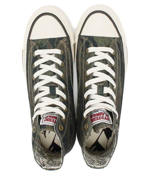 HYSTERIC GLAMOUR（ヒステリックグラマー）の「プリントキャンバス ハイカットスニーカー（スニーカー・レディース・ホワイト系その他/ピンク系その他/グリーン系カモフラージュ・24.5cm/23.5cm）」の6枚目の写真