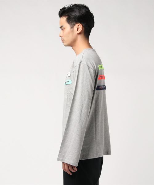 DING（ディング）の「DING/perfectテープロンT（Tシャツ/カットソー・メンズ・ホワイト/ブラック/杢グレー・FREE）」の15枚目の写真